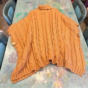 Lounge Poncho Sweater